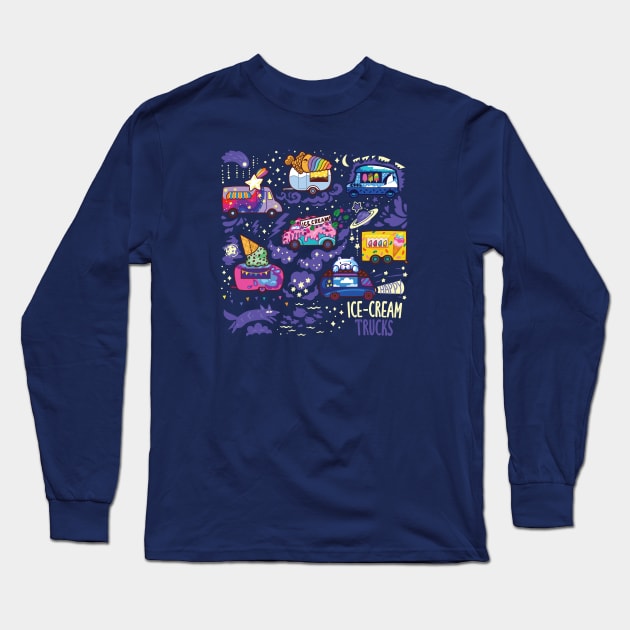 Ice-cream trucks Long Sleeve T-Shirt by PenguinHouse